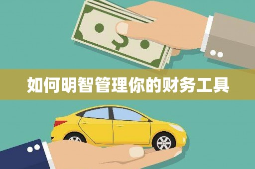 埌东如何明智管理你的财务工具