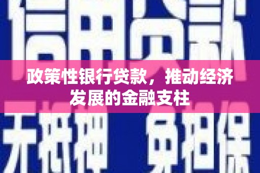 埌东政策性银行贷款，推动经济发展的金融支柱