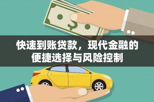 埌东快速到账贷款，现代金融的便捷选择与风险控制