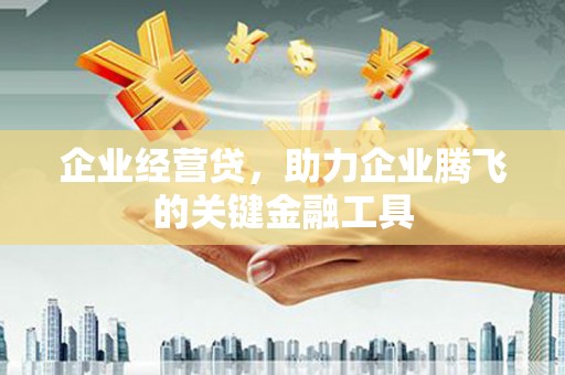 埌东企业经营贷，助力企业腾飞的关键金融工具