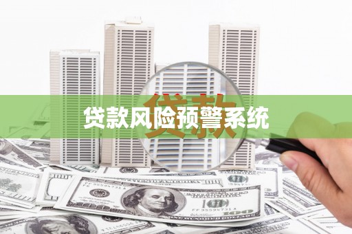 埌东贷款风险预警系统