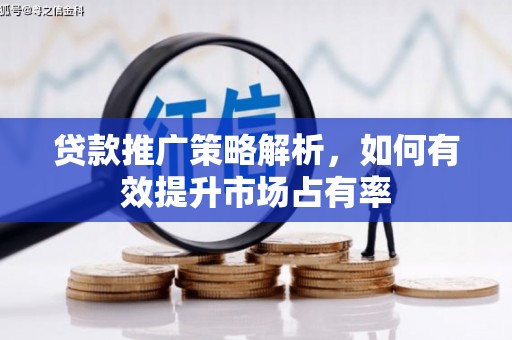 埌东贷款推广策略解析，如何有效提升市场占有率