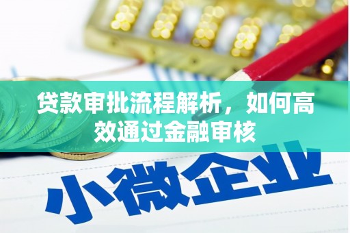 埌东贷款审批流程解析，如何高效通过金融审核