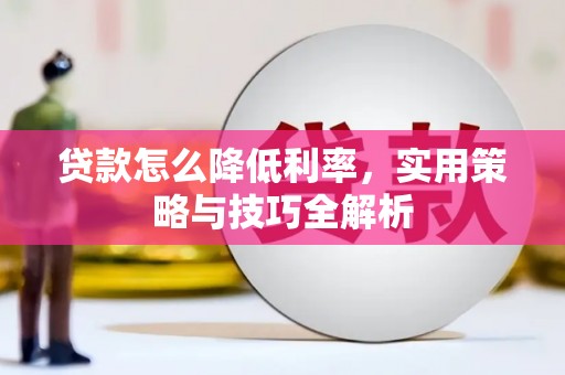 埌东贷款怎么降低利率，实用策略与技巧全解析