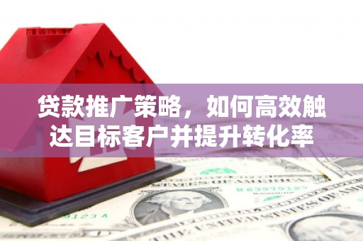 埌东贷款推广策略，如何高效触达目标客户并提升转化率