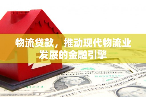埌东物流贷款，推动现代物流业发展的金融引擎