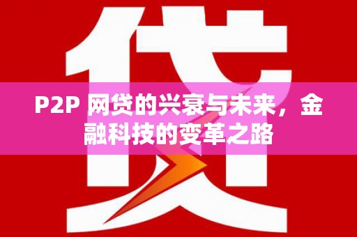 埌东P2P 网贷的兴衰与未来，金融科技的变革之路