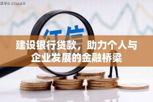 埌东建设银行贷款，助力个人与企业发展的金融桥梁