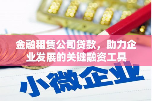 埌东金融租赁公司贷款，助力企业发展的关键融资工具