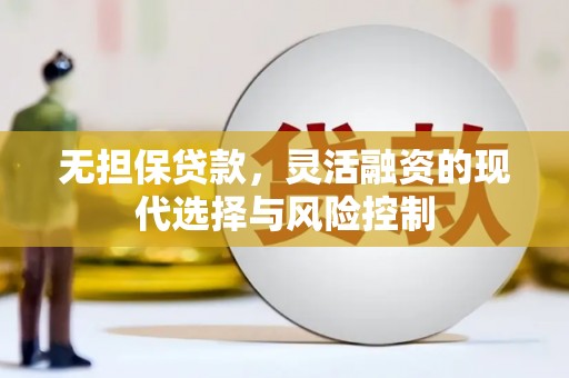 埌东无担保贷款，灵活融资的现代选择与风险控制