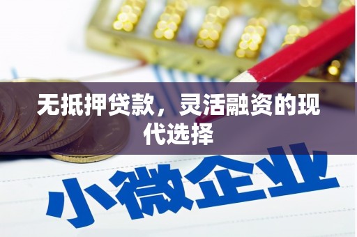埌东无抵押贷款，灵活融资的现代选择
