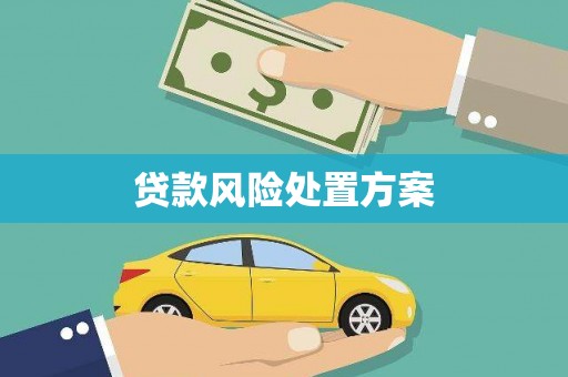 埌东贷款风险处置方案