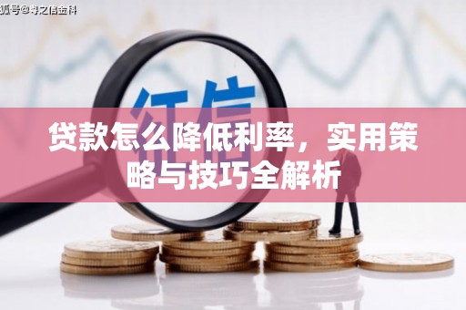 埌东贷款怎么降低利率，实用策略与技巧全解析