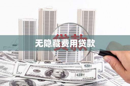 埌东无隐藏费用贷款