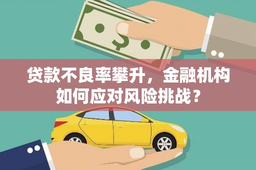 埌东贷款不良率攀升，金融机构如何应对风险挑战？
