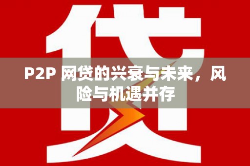 埌东P2P 网贷的兴衰与未来，风险与机遇并存