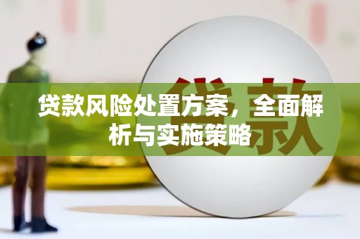 埌东贷款风险处置方案，全面解析与实施策略