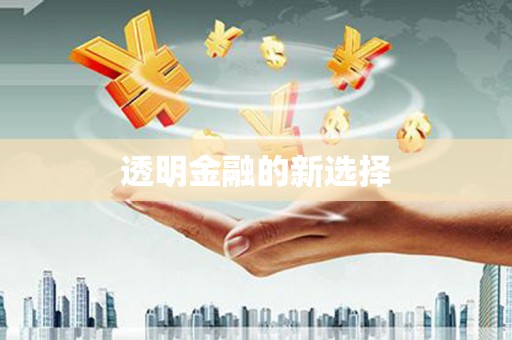 埌东透明金融的新选择