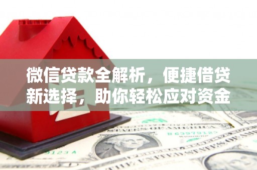 埌东微信贷款全解析，便捷借贷新选择，助你轻松应对资金需求